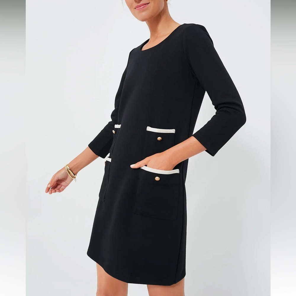Tuckernuck Black Francoise Mod Mini Dress - very gently used!! - Picture 3 of 3